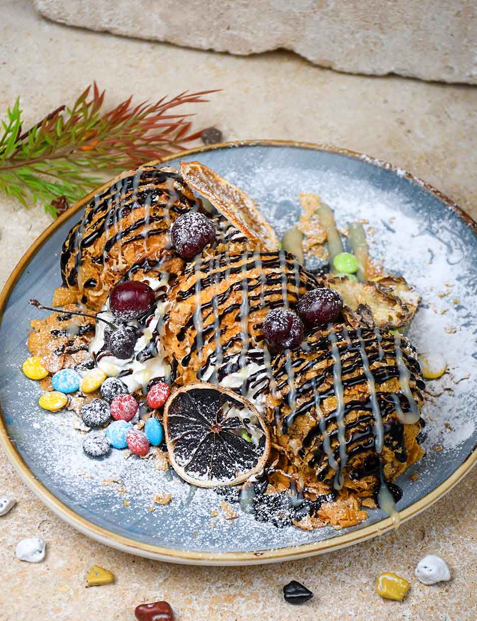 Crunchy ice cream 