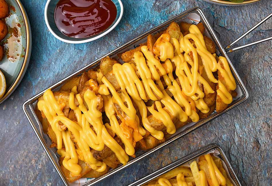 Wedges With Cheese