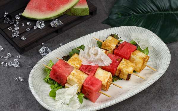 Grilled halloumi