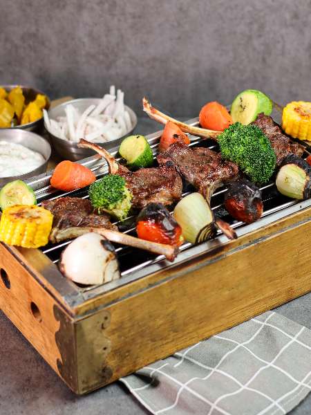 Grilled ribs