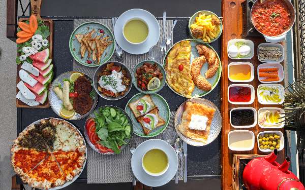 Breakfast for two people