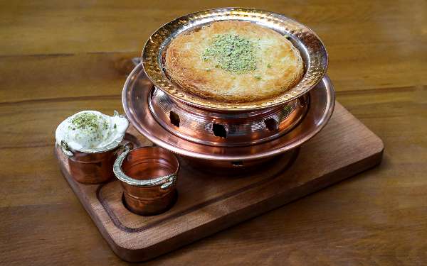 Kunafa with cheese
