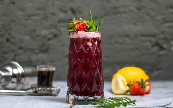 Berries iced tea 