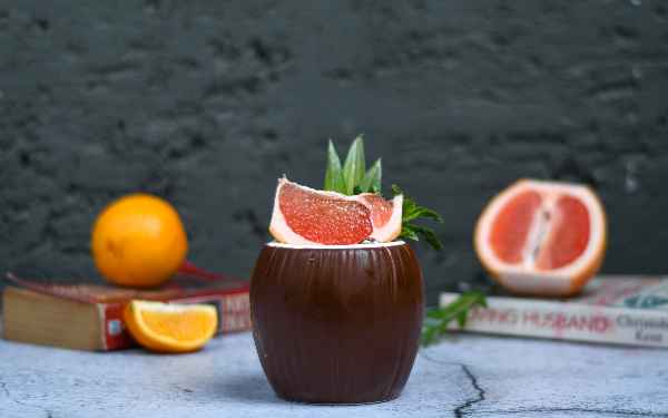 Grapefruit iced tea
